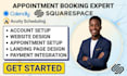 setup squarespace acuity scheduling, online booking acuity booking automation