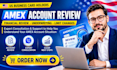 analyze your amex account review and underwriting situation