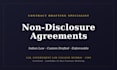 draft a non disclosure agreement under indian law