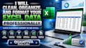 clean, organize, and format your excel data professionally