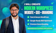 create modern wordpress website with seo and branding