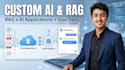 build custom rag application and ai chatbot for your data using python
