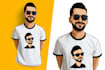create a cartoon tshirt design