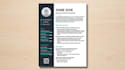create modern CV with qr code linking to your website