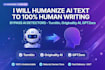 rewrite ai content into human written content