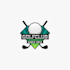 design fun golfing golf merch logo