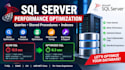 optimize sql server queries, stored procedures and database performance