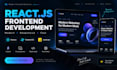develop a modern responsive react js web application
