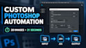 create a custom photoshop script to automate your batch image editing