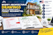 modify architectural drawings for city corrections and permit resubmittal