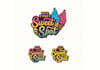 design ice cream snowballs boardwalk logo