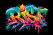 create handmade graffiti for your logo or your word