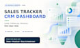 build a google sheets sales tracker and CRM dashboard