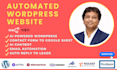 design a wordpress website with n8n lead automation