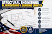 design structural engineering plan revisions and drawing updates