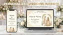create a beautiful personalized wedding invitation website
