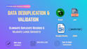 deduplicate and validate your datasets in excel or csv
