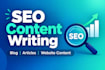 write SEO optimized blog and website content that ranks on google