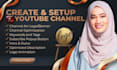 create and setup youtube channel