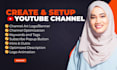 create and setup youtube channel