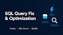 fix your sql queries and optimize your database performance