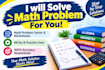 create math mcqs, worksheet