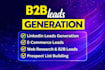 do b2b lead generation, linkedin leads, targeted lead gen