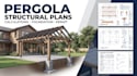 do pergola structural plans design and calculations and permit drawings