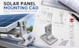 design solar panel mounting brackets, technical drawings for manufacturing