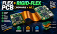 design flex pcb and rigid flex pcb for wearable and iot devices