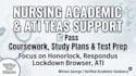 honorlock, teas, respondus lockdown browser, ati