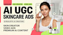 create ai product video ads for skincare brands