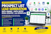 do prospect list leads generation data mining entry email scraper n8n workflow