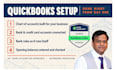 do quickbooks setup with chart of accounts and bank feeds