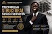 do structural design, structural drawing, structural plan and building drawing