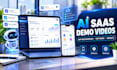 create ai saas demo app walkthrough software website explainer promo video