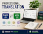 translate english to pashto and dari accurately