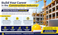 write a professional ats friendly construction resume and CV