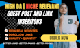 build high quality guest post backlinks