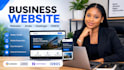 build webador, jimdo, hostinger, ionos business website redesign