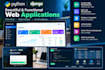 develop python django web applications and rest apis