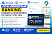 search atlas ai otto local google map ranking wordpress website seo optimization