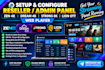 setup reseller, admin panel, zen 4k, dream 4k, strong 8k, lion ott, web player