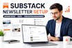 setup substack account substack newsletter post substack publication management
