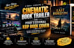 create a cinematic amazon book trailer and book promo video