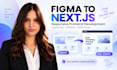 convert figma to a fast next js react saas frontend