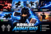 create combat and movement roblox animations for your game