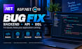 fix aspnet core dotnet API backend and sql issues