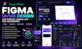design responsive dashboard UI UX in figma with a clean, professional interface