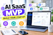build an ai saas web app with dashboard, API, auth and admin panel